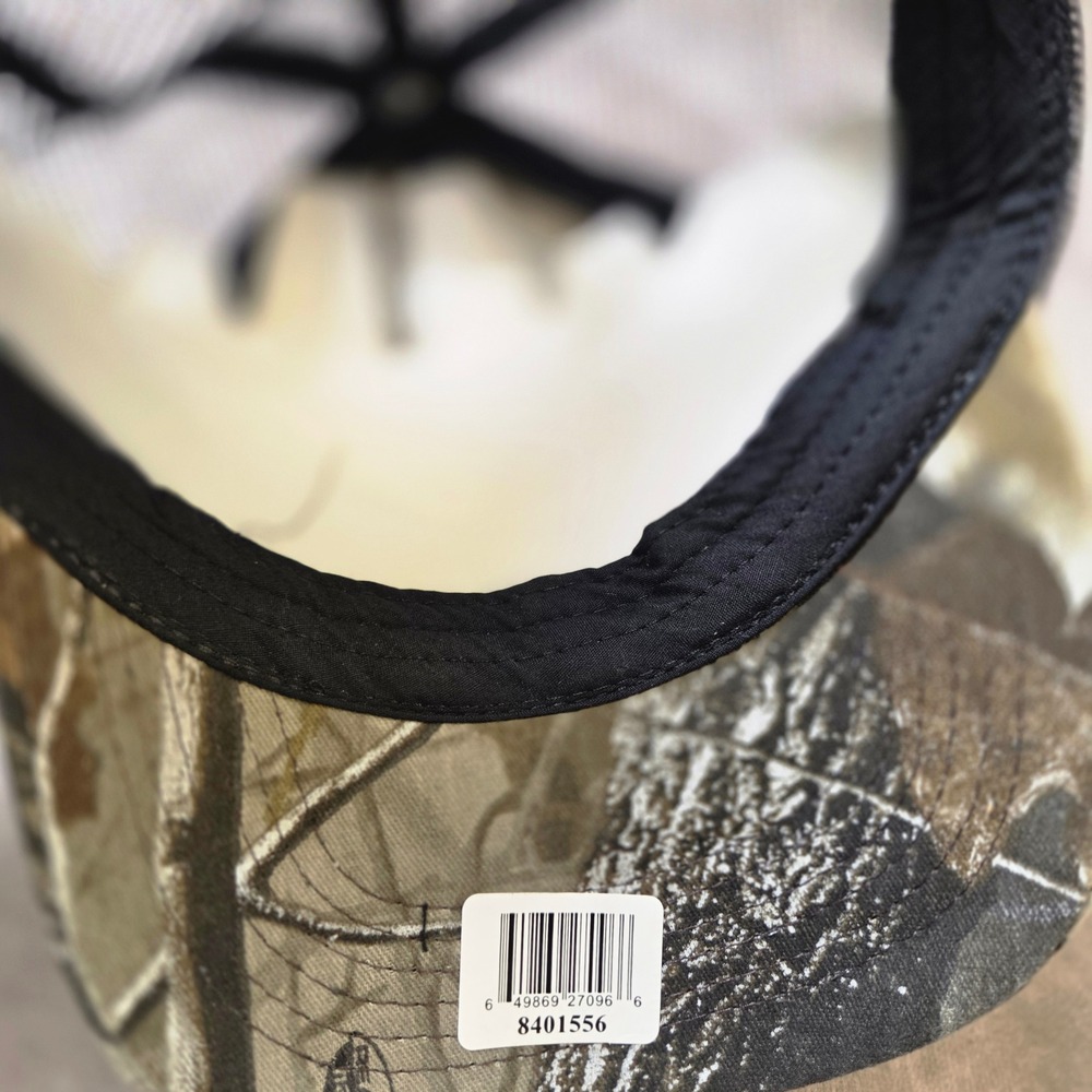 Stihl Outfitters Camo Trucker Hat Realtree Hardwoods Chainsaw Patch Mesh Cap - Picture 6 of 6